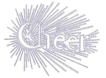 Cheer Starburst Rhinestone Transfer
