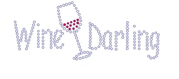 Wine Darling Rhinestone Transfer