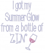 Summer Glow Rhinestone Transfer