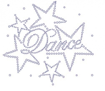Dance rhinestone transfer