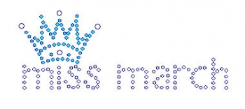 Miss March Rhinestone Transfer