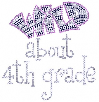 Wild about 4th Grade Rhinestone Transfer