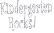Kindergarten Rocks! transfer