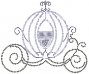 Carriage Rhinestone Transfer