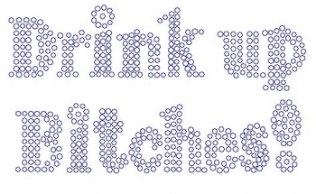 Drink up Bitches rhinestone Transfer