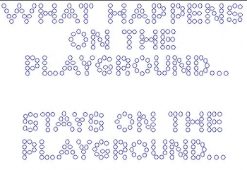 What Happens on the Playground Rhinestone Transfer