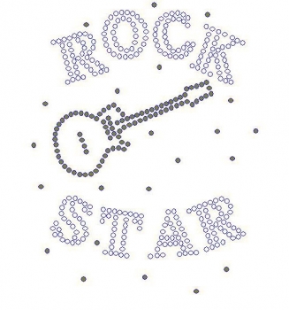 Rock Star Rhinestone and Rhinestud Transfer