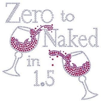 Zero to Naked in 1.5 Rhinestone Transfer