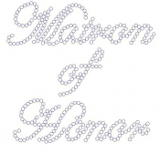 Matron of Honor Rhinestone Transfer stack