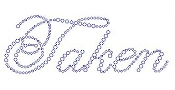 Taken Edwardian Font Rhinestone Transfer