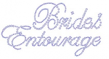 Bride's Entourage Rhinestone Transfer