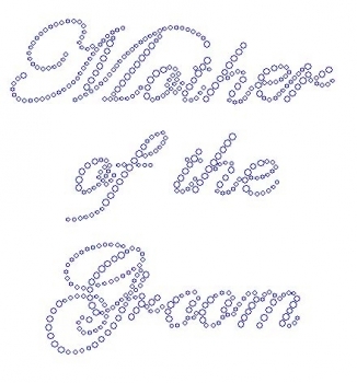 Mother of the Groom edwardian Font Rhinestone Transfer