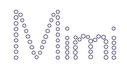 Mimi Block Name Drop Rhinestone Transfer