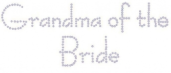 Grandma of the Bride Rhinestone Transfer