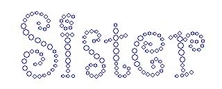 Sister Curly Name Drop Rhinestone Transfer