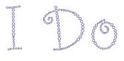 I Do Curly Font Rhinestone Transfer