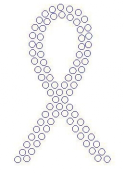 small ribbon Rhinestone Transfer crystal