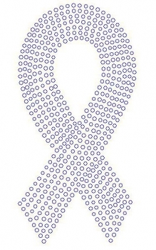 Ribbon Rhinestone Transfer crystal Large