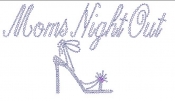 Mom's Night Out Rhinestone Transfer
