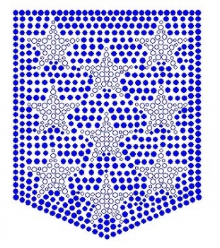 Stars Pocket Rhinestone Transfer