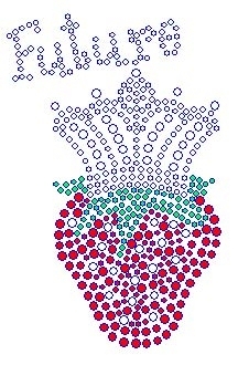 Future Strawberry Queen Rhinestone Transfer