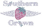Southern Grown Rhinestone Transfer
