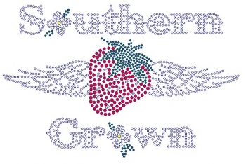 Southern Grown Rhinestone Transfer
