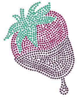 Strawberry Chocolate Dip Rhinestone Transfer