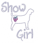 Show Girl Sheep with Strawberry Rhinestone Transfer