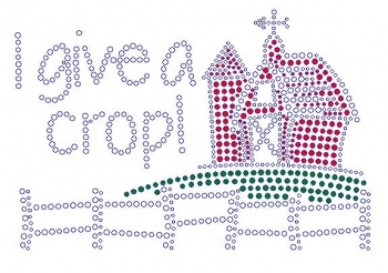 I Give a Crop! Rhinestone Transfer