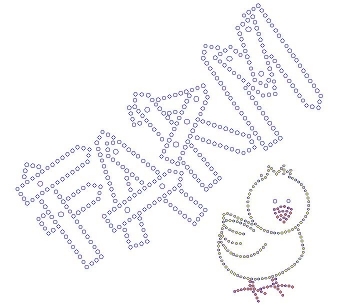 Farm Chick  Rhinestone Transfer