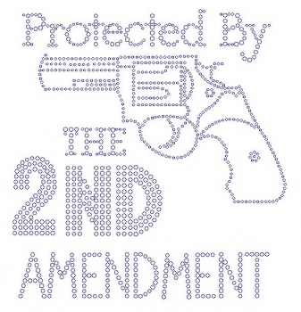 Protected by the 2nd Amendment Revolver Rhinestone Transfer