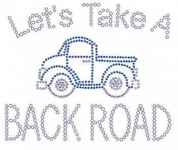 Let's Take a Back Road Rhinestone Transfer
