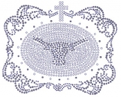 Western Belt Buckle Rhinestone Transfer