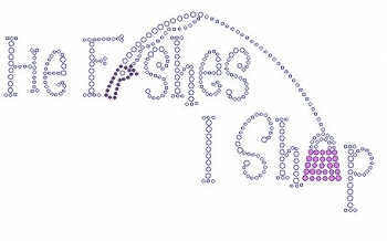 He Fishes I Shop Rhinestone Transfer