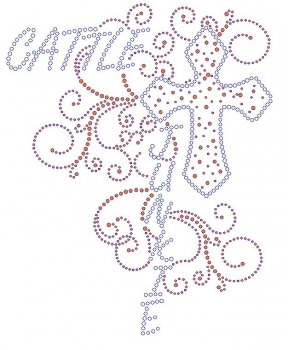 Cattle Junkie Rhinestone Transfer