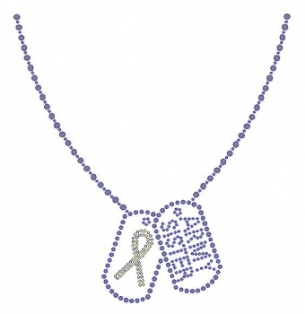 Army Sister Tags Rhinestone Transfers