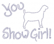 You Show Girl Goat Rhinestone Transfer
