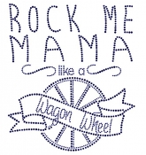 Rock Me Moma Rhinestone Transfer