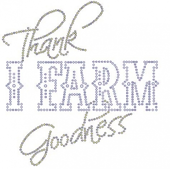 Thank Goodness I Farm Rhinestone Transfer