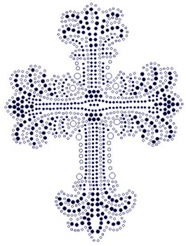 Black and Clear Clear Cross
