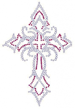 Cross Rhinestone tranfers mod