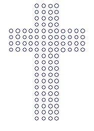 Rhinestone Cross Small