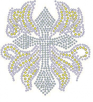 Cross rhinestone transfer irish