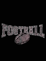 football rhinestone transfer original