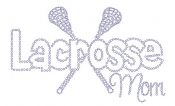 Lacrosse Mom Rhinestone Transfer