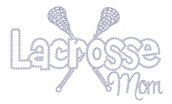 Lacrosse Mom Rhinestone Transfer