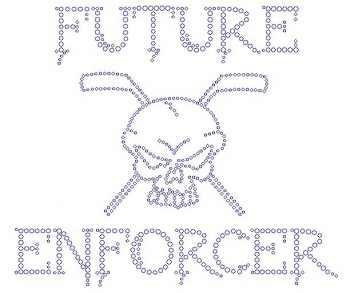Future Enforcer rhinestone transfer
