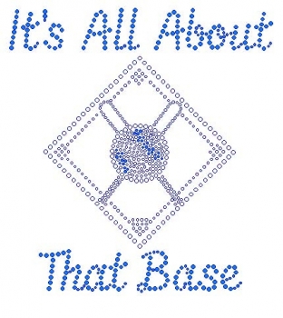 It's All About That Base rhinestone transfer