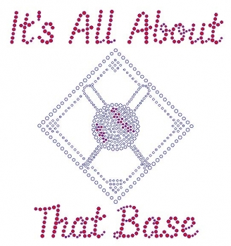 It's All About That Base rhinestone transfer - Siam